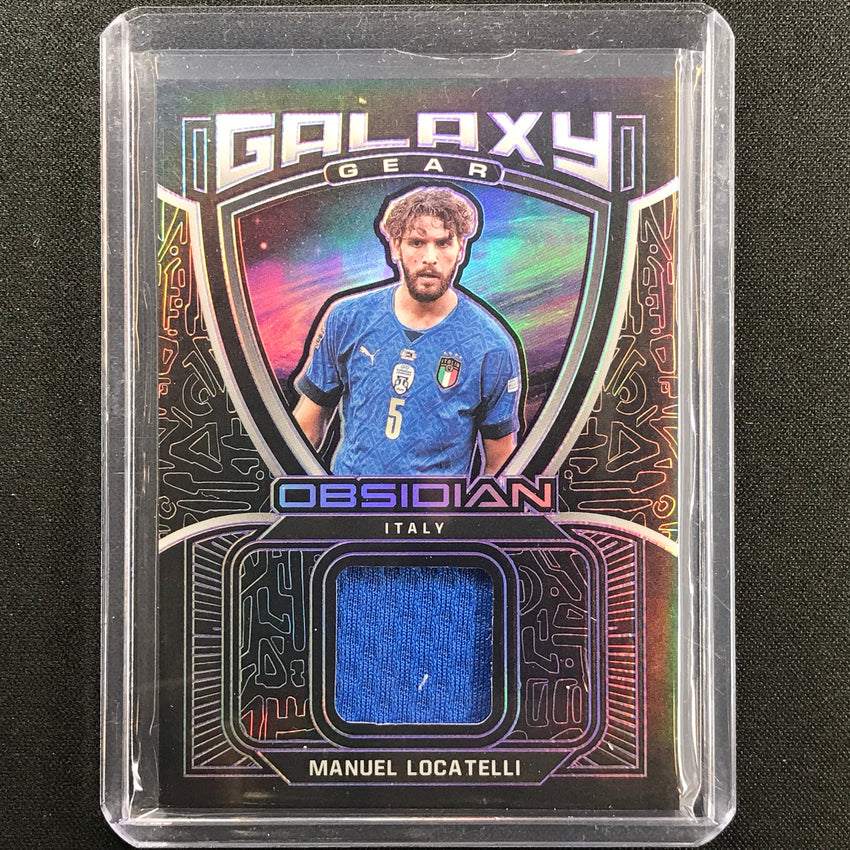 2021-22 Obsidian Manuel Locatelli Galaxy Gear Jersey Electric Etch Purple 29/75