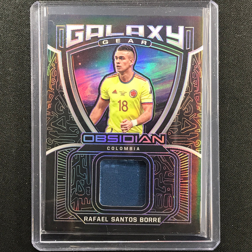 2021-22 Obsidian Rafael Santos Borre Galaxy Gear Jersey Electric Purple 39/75