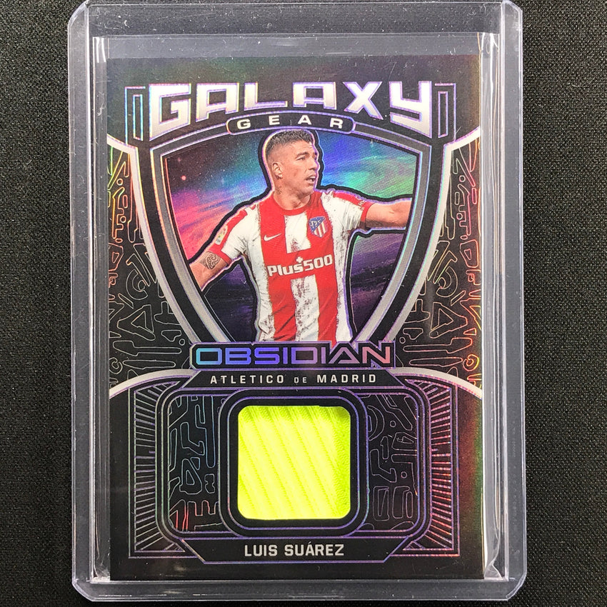 2021-22 Obsidian Luis Suarez Galaxy Gear Jersey Electric Etch Purple 48/75