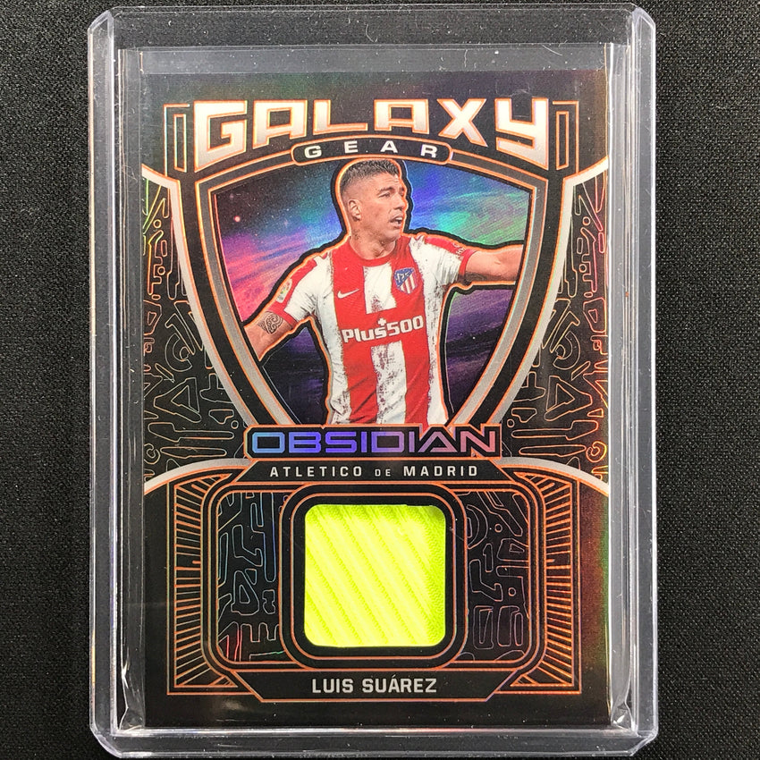 2021-22 Obsidian Luis Suarez Galaxy Gear Jersey Electric Etch Orange 3/50