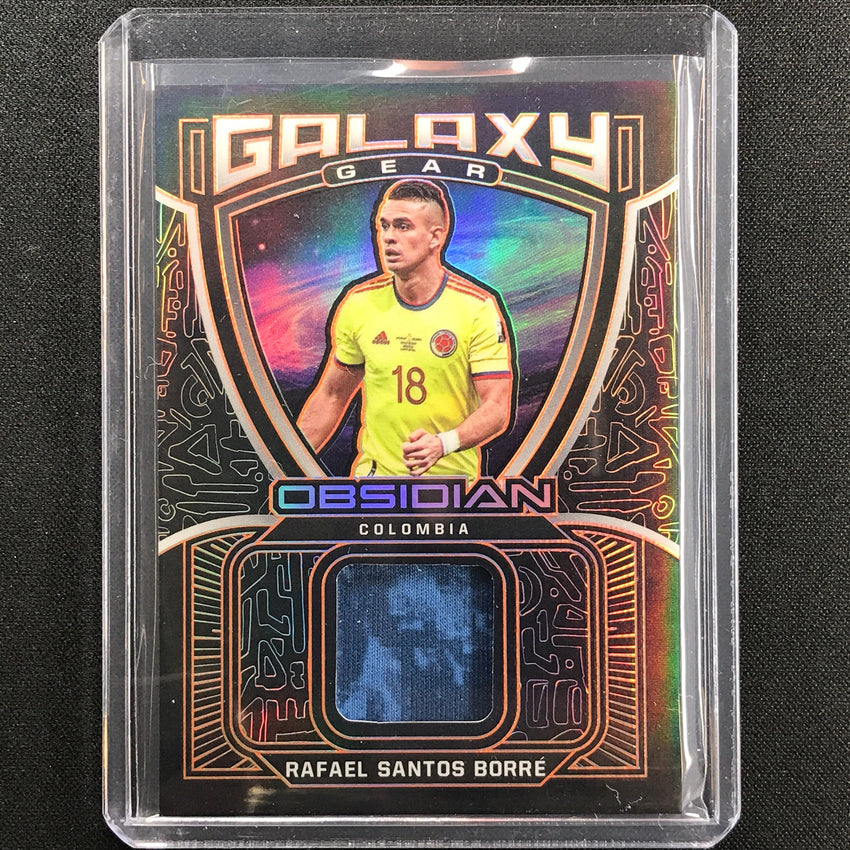 2021-22 Obsidian Rafael Santos Borre Galaxy Gear Jersey Electric Orange 8/50