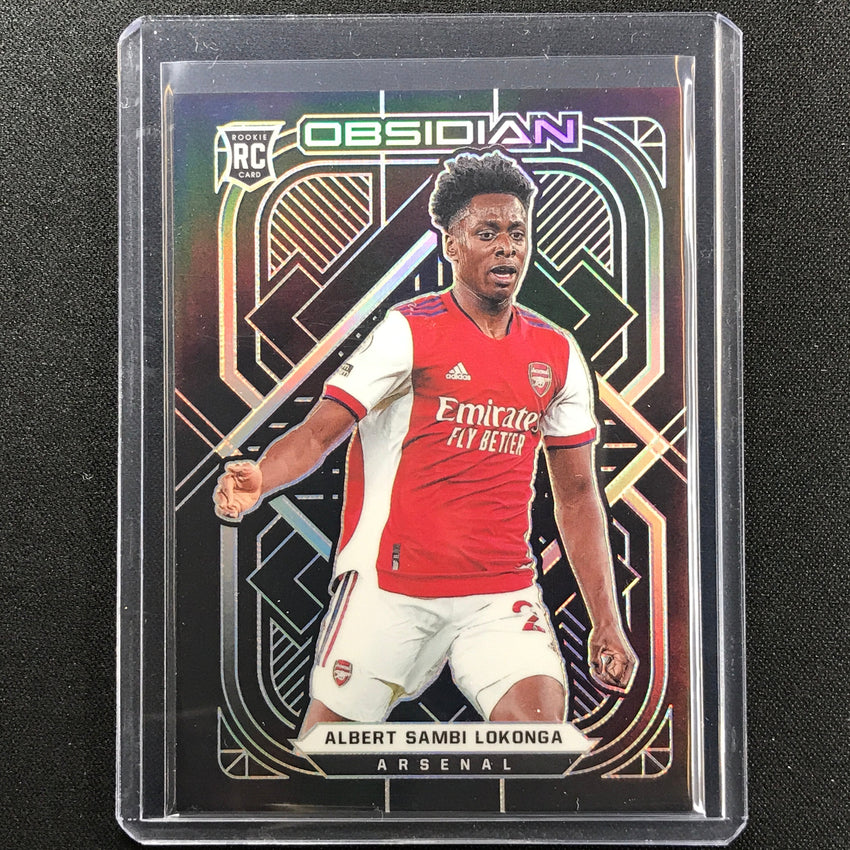 2021-22 Obsidian Albert Sambi Lokonga Rookie Base Silver 75/105