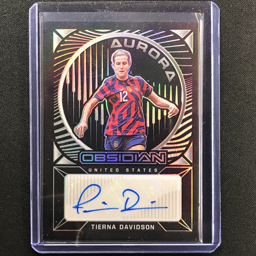 2021-22 Obsidian Tierna Davidson Aurora Auto Silver 34/149
