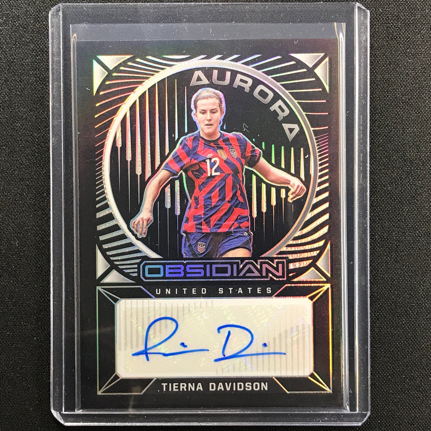 2021-22 Obsidian Tierna Davidson Aurora Auto Silver 35/149