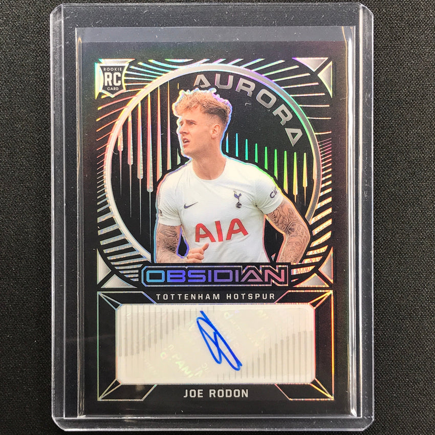 2021-22 Obsidian Joe Rodon Rookie Aurora Auto Silver 73/149