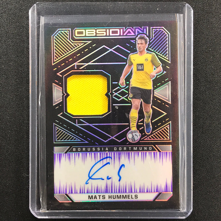 2021-22 Obsidian Mats Hummels Jersey Autographs Electric Etch Purple 15/15