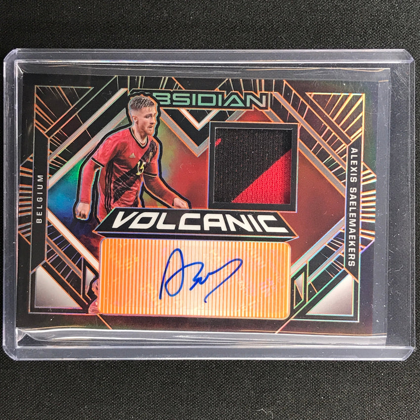 2021-22 Obsidian Alexis Saelemaekers Volcanic Material Auto Orange 48/50
