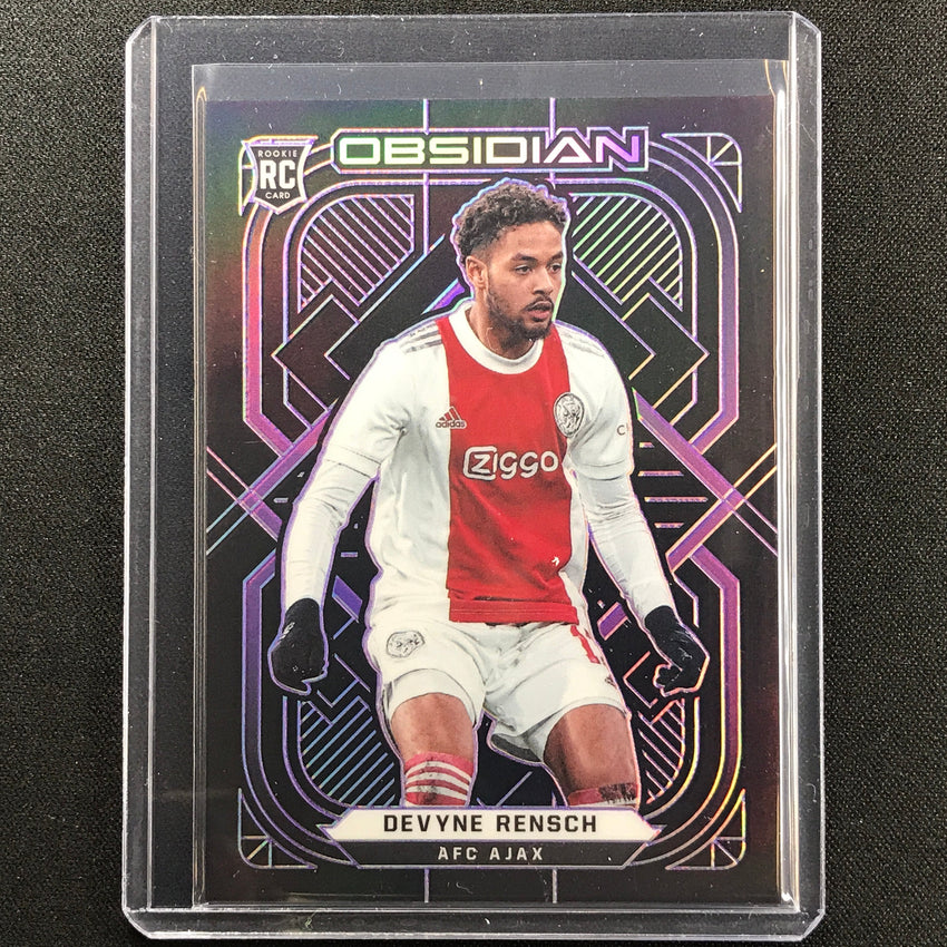 2021-22 Obsidian Devyne Rensch Rookie Electric Etch Purple 8/30