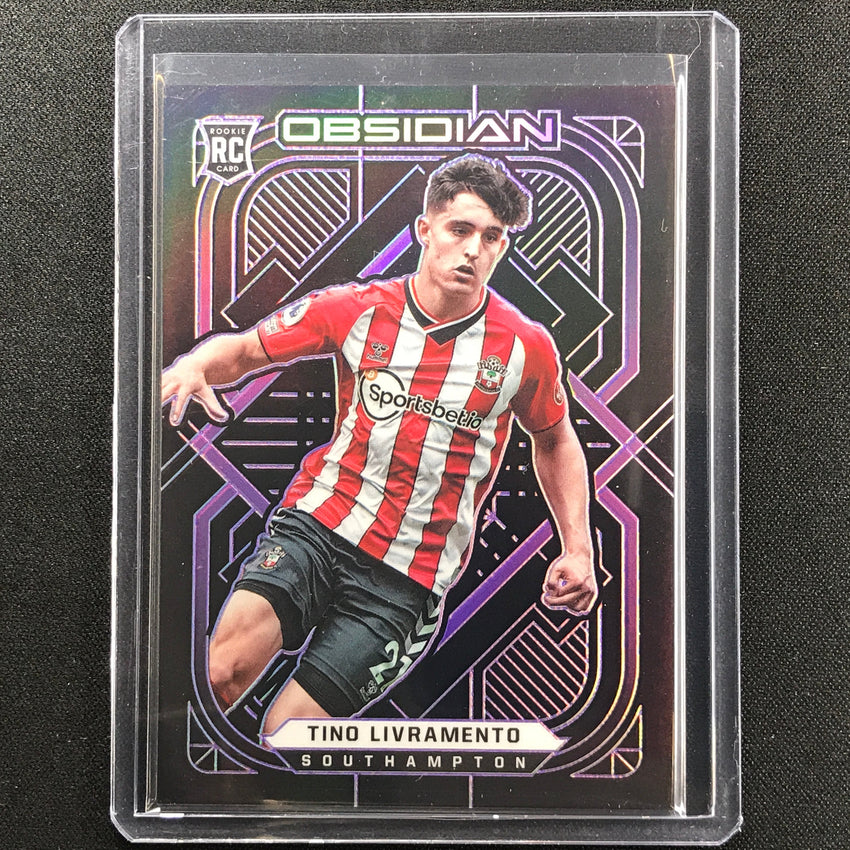 2021-22 Obsidian Tino Livramento Rookie Electric Etch Purple 12/30