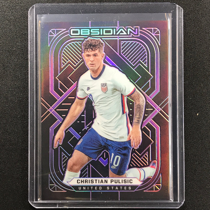 2021-22 Obsidian Christian Pulisic Electric Etch Purple 1/30