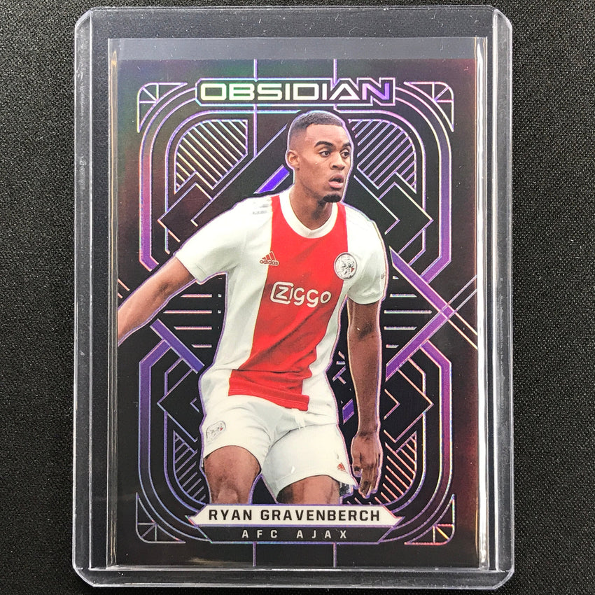 2021-22 Obsidian Ryan Gravenberch Electric Etch Purple 11/30