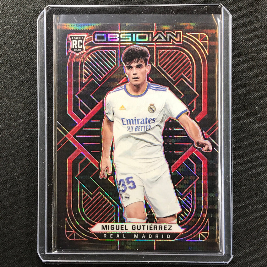 2021-22 Obsidian Miguel Gutierrez Rookie Electric Etch Red Pulsar 17/26