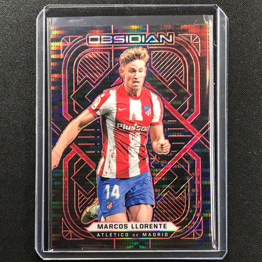 2021-22 Obsidian Marcos Llorente Electric Etch Red Pulsar 3/26
