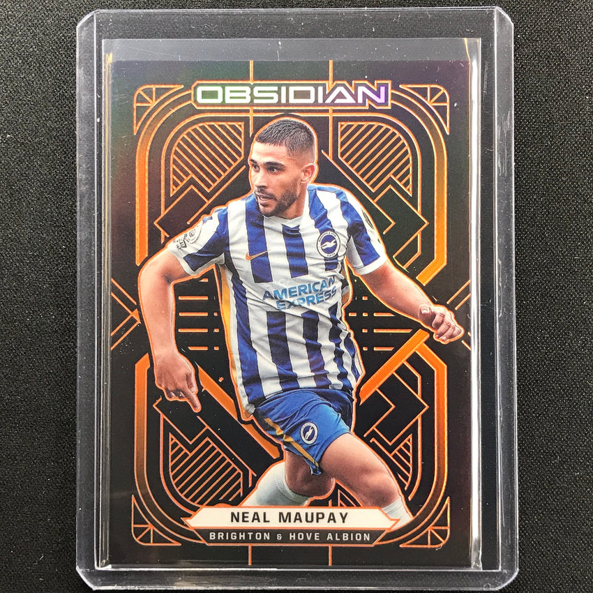 2021-22 Obsidian Neal Maupay Electric Etch Orange 9/25
