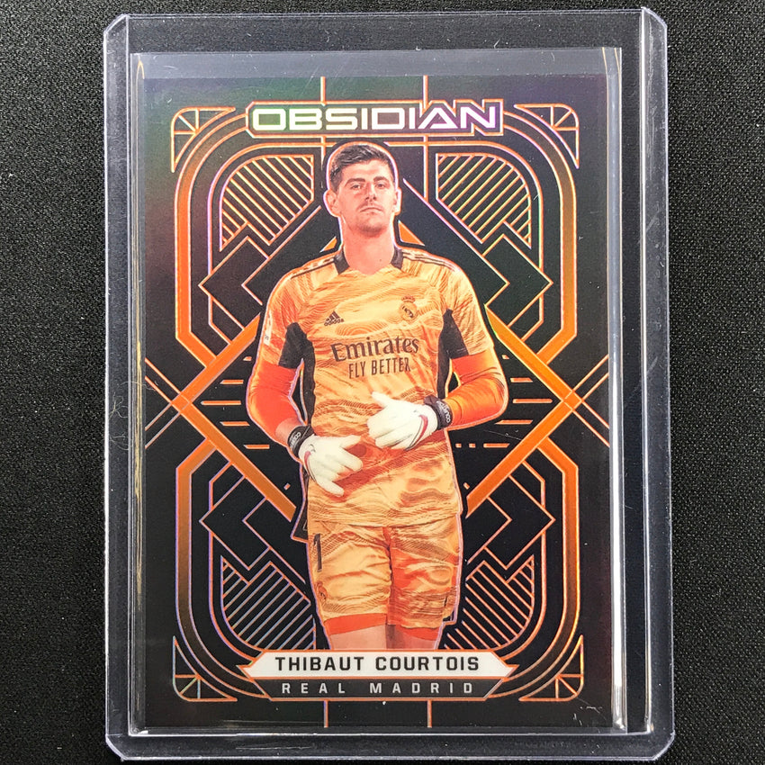2021-22 Obsidian Thibaut Courtois Electric Etch Orange 20/25
