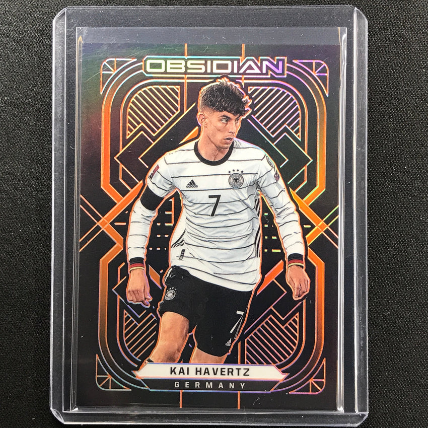 2021-22 Obsidian Kai Havertz Electric Etch Orange 21/25