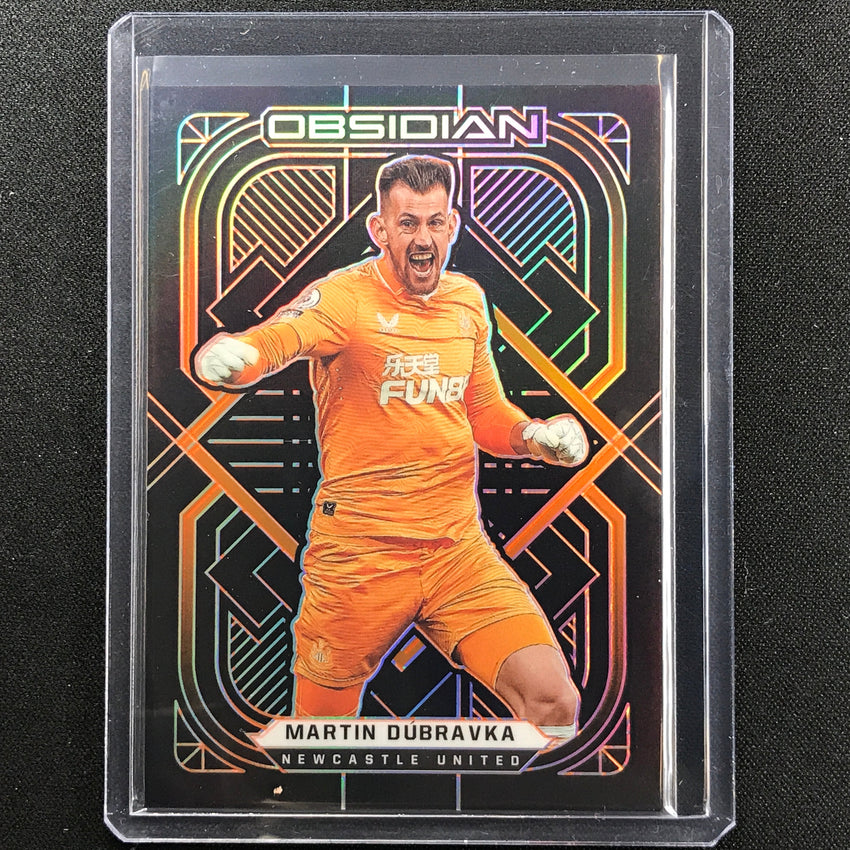 2021-22 Obsidian Martin Dubravka Electric Etch Orange 6/25