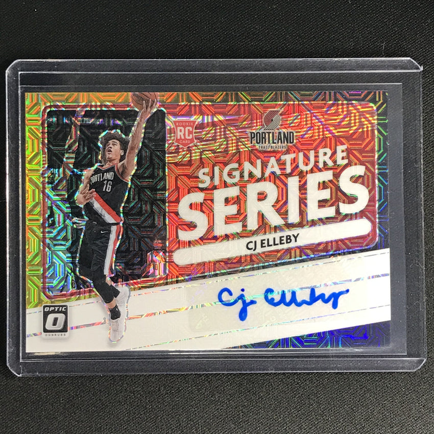2020-21 Donruss Optic Cj Elleby Signature Series Auto Choice Black Gold 7/8