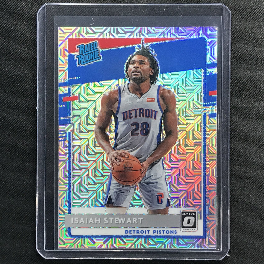 2020-21 Donruss Optic ISAIAH STEWART Rated Rookie Choice Mojo Silver #166