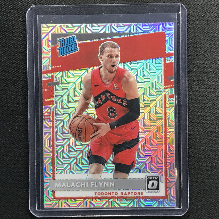2020-21 Donruss Optic MALACHI FLYNN Rated Rookie Choice Mojo Silver #179
