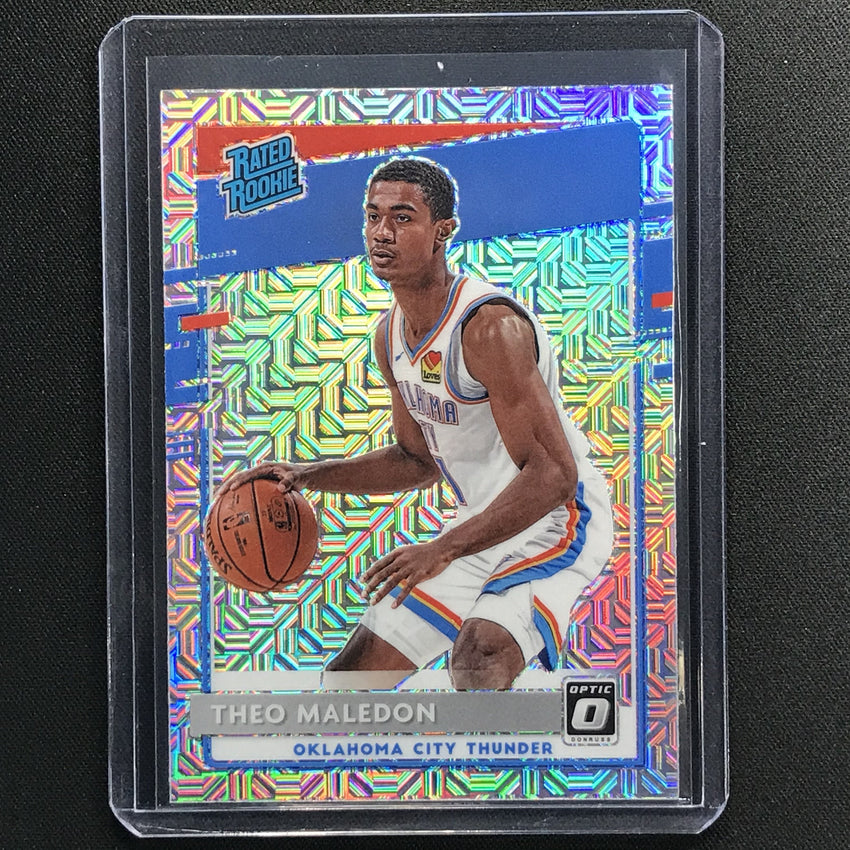 2020-21 Donruss Optic THEO MALEDON Rated Rookie Choice Mojo Silver #184