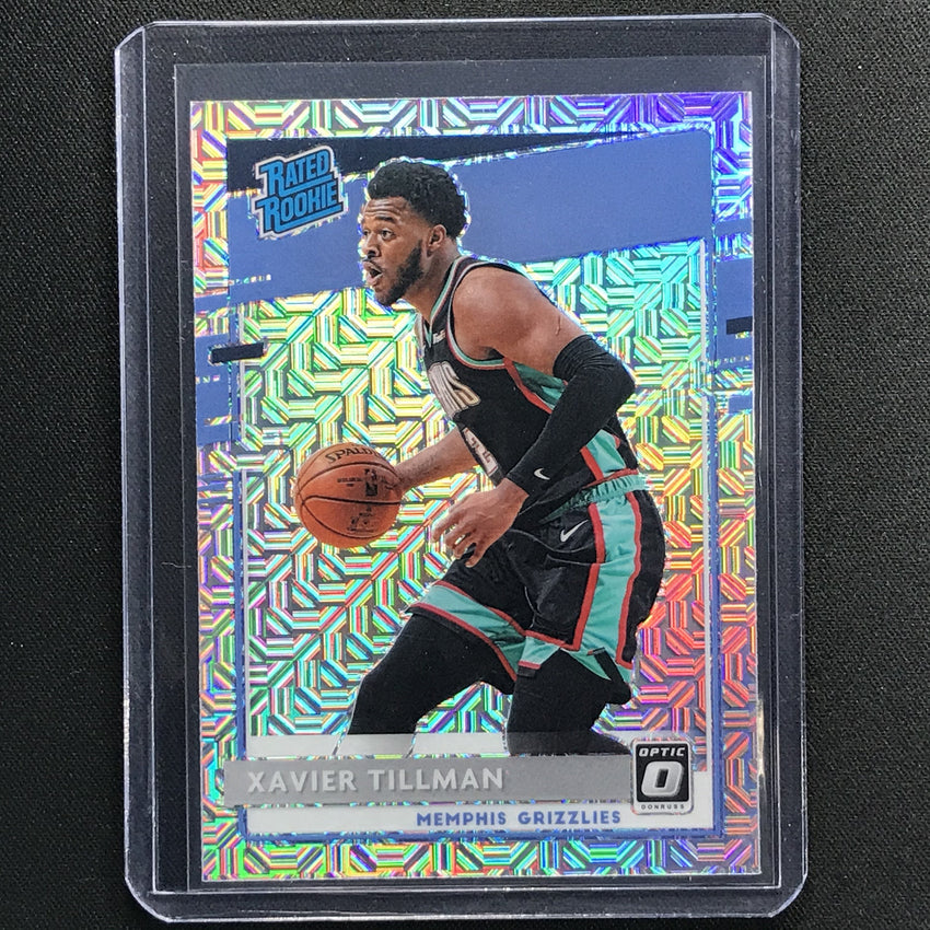 2020-21 Donruss Optic XAVIER TILLMAN Rated Rookie Choice Mojo Silver #185