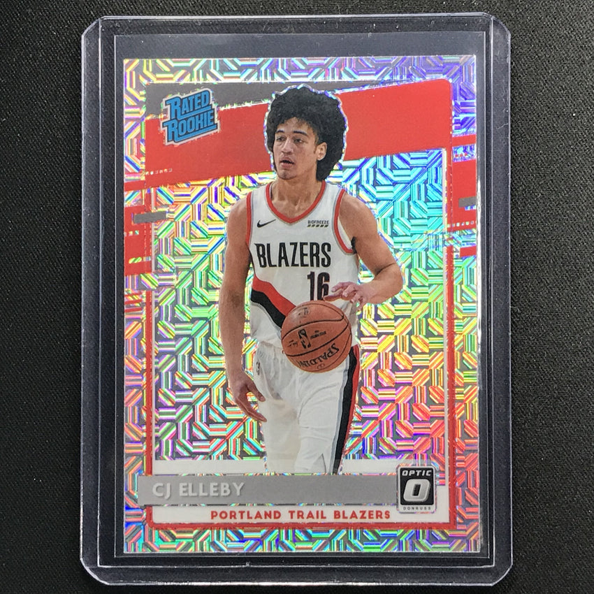 2020-21 Donruss Optic CJ ELLEBY Rated Rookie Choice Mojo Silver #195