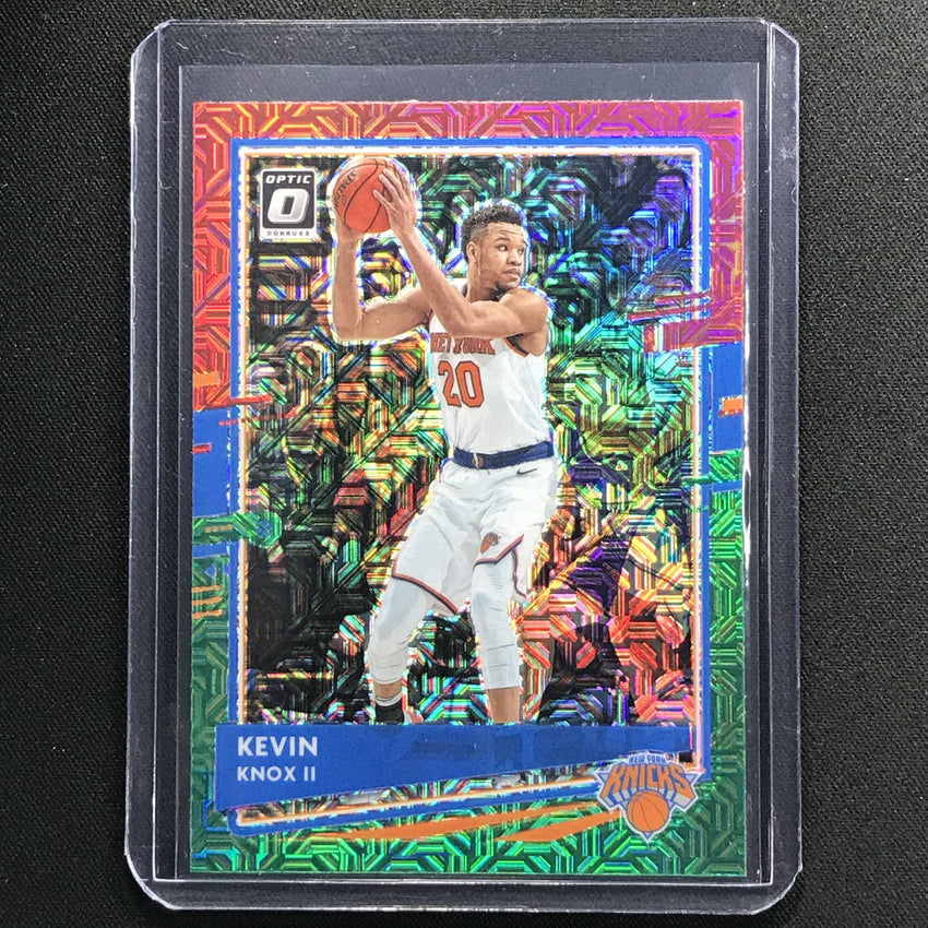2020-21 Donruss Optic Kevin Knox Ii Choice Red Green Mojo No 73