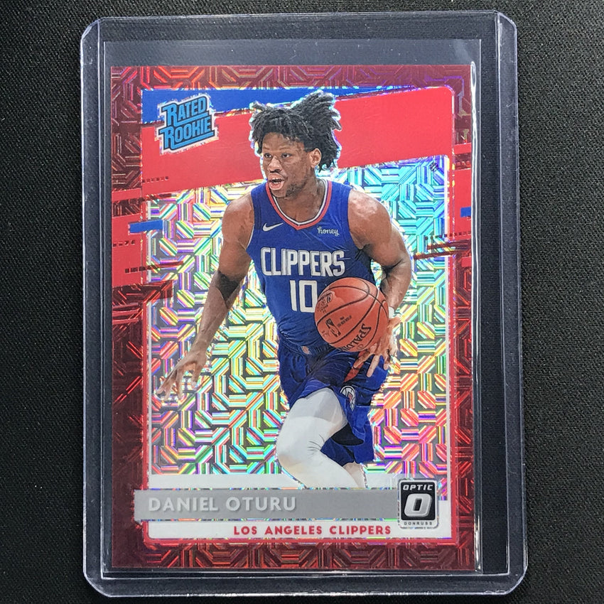 2020-21 Donruss Optic Daniel Oturu Rated Rookie Choice Red Mojo 25/88