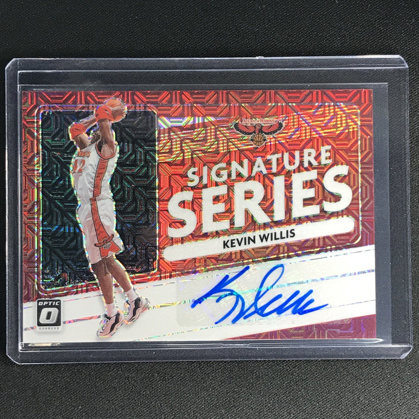 2020-21 Donruss Optic KEVIN WILLIS Signature Series Auto Choice Red Mojo #KWL