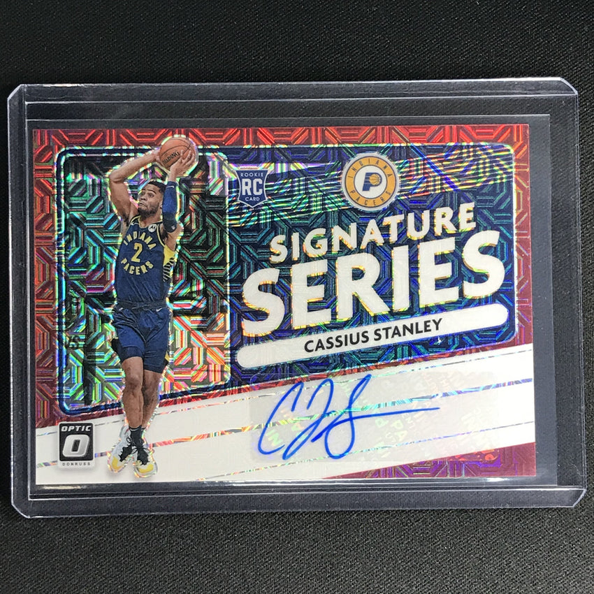 2020-21 Donruss Optic CASSIUS STANLEY Signature Series Rookie Auto Choice #CST