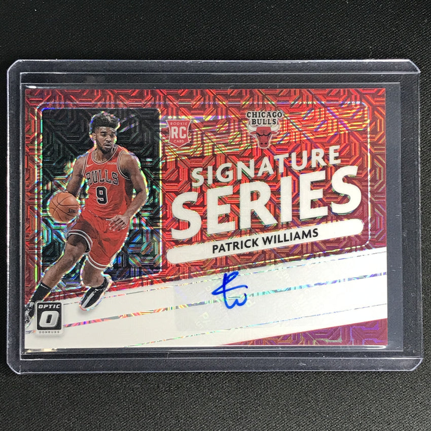 2020-21 Donruss Optic Patrick Williams Signature Series Rookie Auto Choice No Pwl