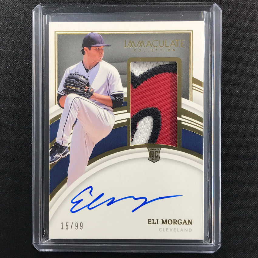 2022 Immaculate Eli Morgan Rookie Patch Autographs 15/99
