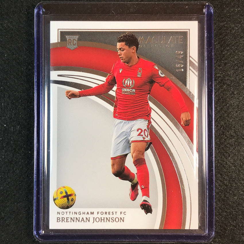 2022-23 Immaculate Brennan Johnson Rookie Base Silver 15/49