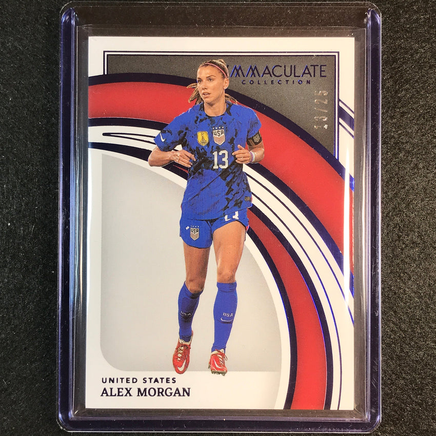 2022-23 Immaculate Alex Morgan Base Sapphire 13/25