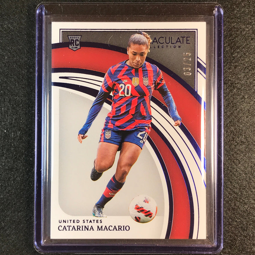 2022-23 Immaculate Catarina Macario Rookie Base Sapphire 3/25