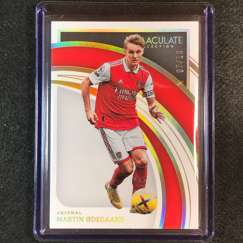 2022-23 Immaculate Martin Odegaard Base Holo Gold 7/10