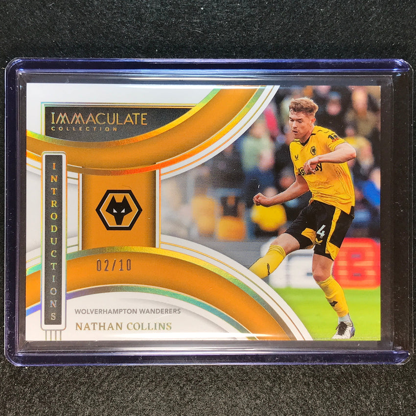 2022-23 Immaculate Nathan Collins Introductions Holo Gold 2/10