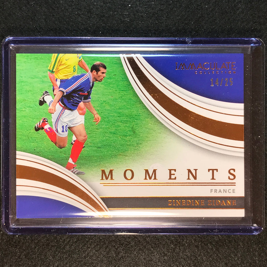 2022-23 Immaculate Zinedine Zidane Moments Copper Bronze 14/25