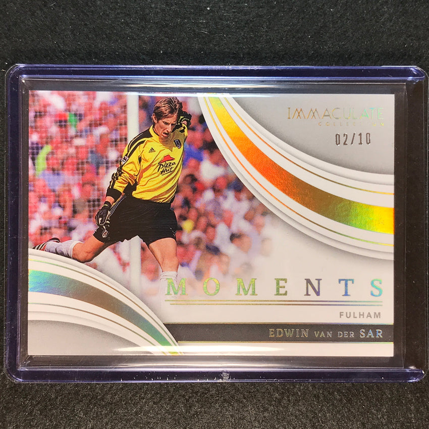 2022-23 Immaculate Edwin Van Der Sar Moments Holo Gold 2/10