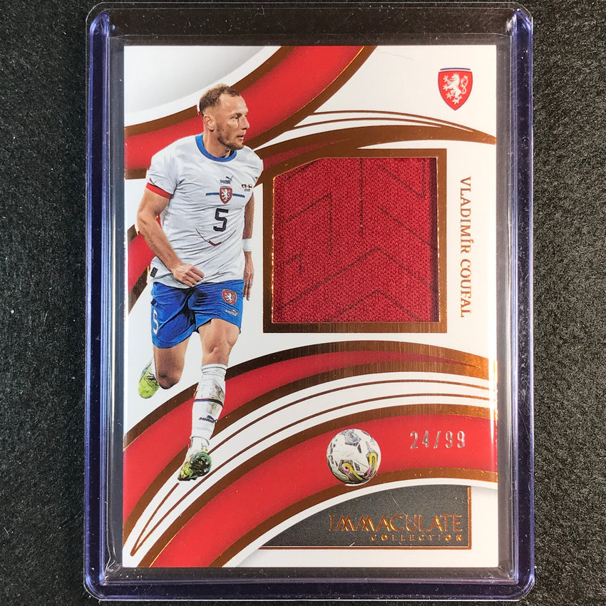 2022-23 Immaculate Vladimir Coufal Brilliance Jersey Relic Bronze 24/99