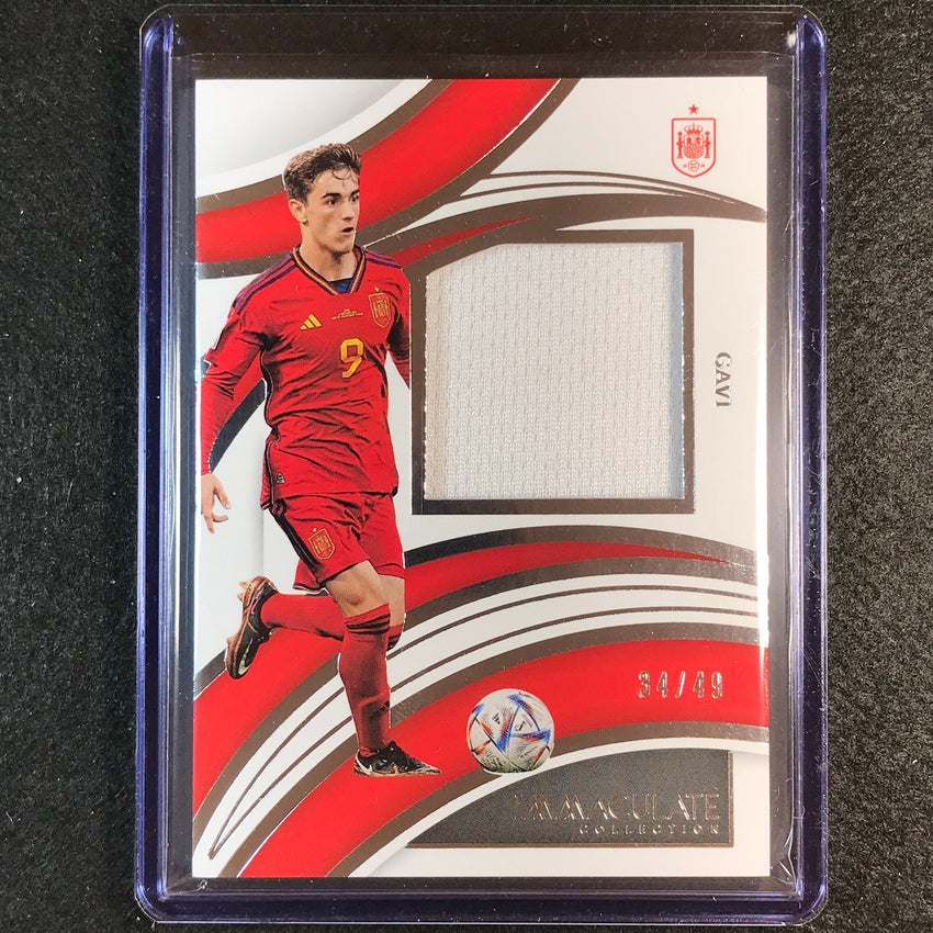 2022-23 Immaculate Gavi Brilliance Jersey Relic Silver 34/49