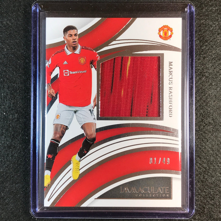 2022-23 Immaculate Marcus Rashford Brilliance Jersey Relic Silver 1/49