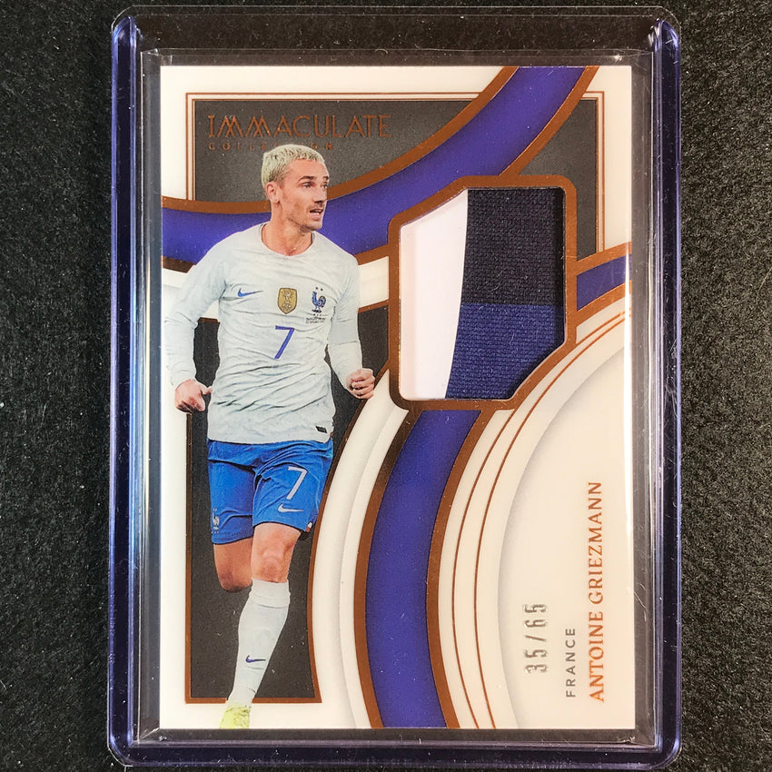 2022-23 Immaculate Antoine Griezmann In The Game Patches Relic Bronze 33/65