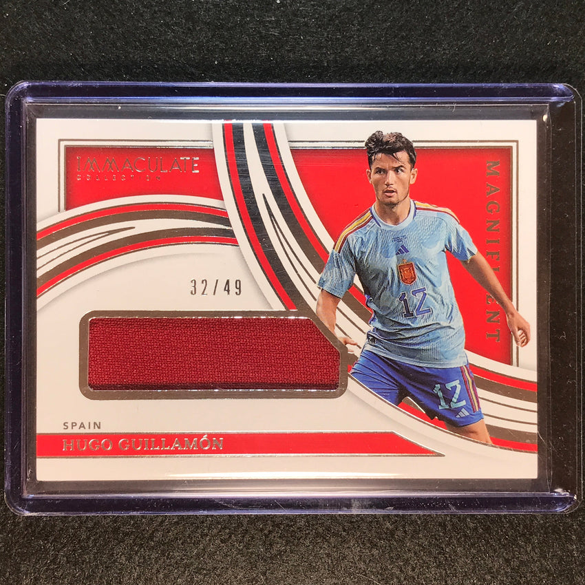 2022-23 Immaculate Hugo Guillamon Magnificent Memorabilia Relic Silver 32/49