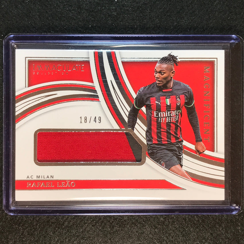 2022-23 Immaculate Rafael Leao Magnificent Memorabilia Relic Silver 18/49