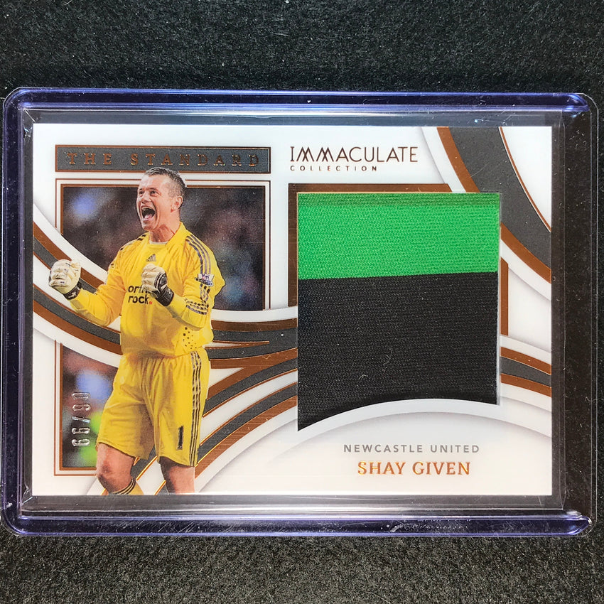 2022-23 Immaculate Shay Given The Standard Jersey Relic Bronze 6/99