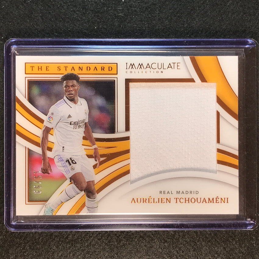 2022-23 Immaculate Aurelien Tchouameni The Standard Jersey Relic Bronze 15/99