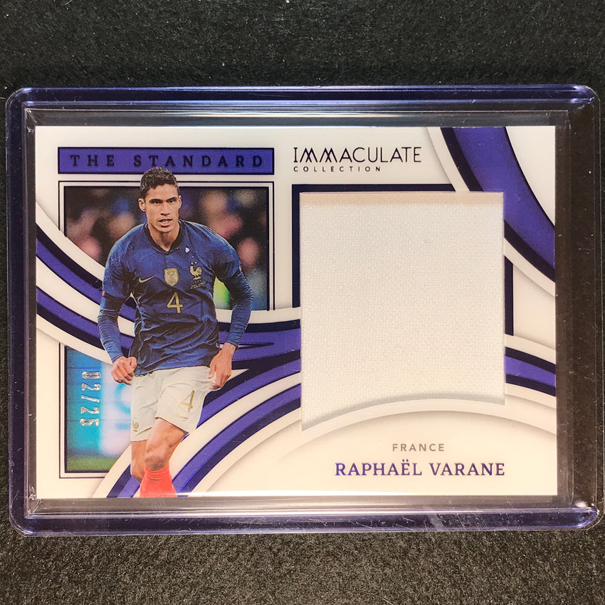 2022-23 Immaculate Raphael Varane The Standard Jersey Relic Bronze 2/25