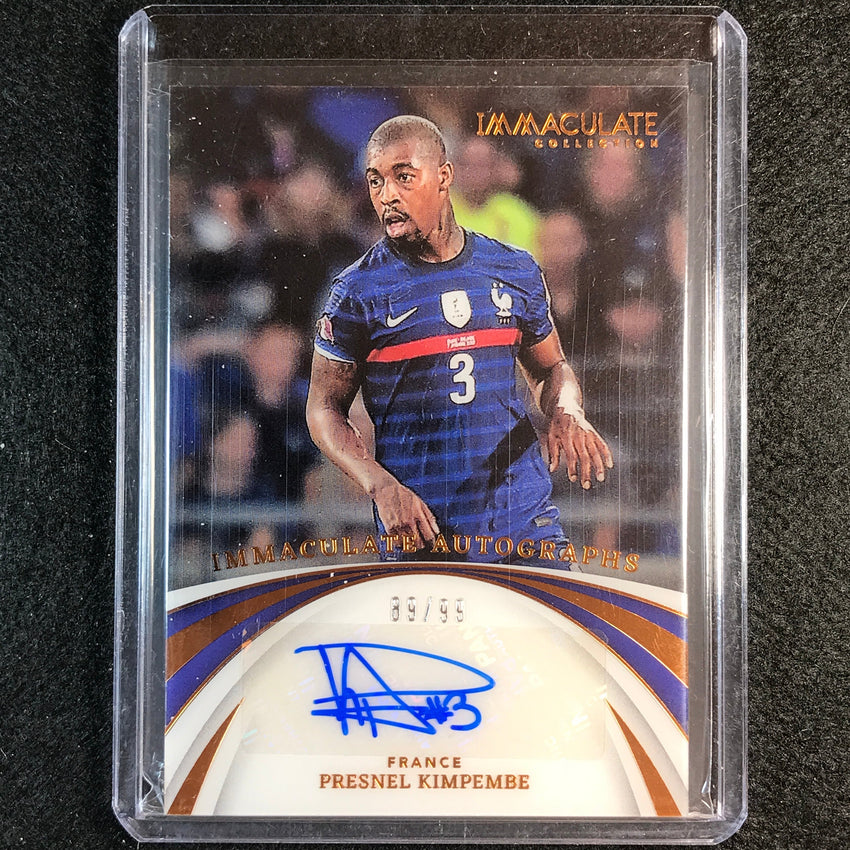 2022-23 Immaculate Presnel Kimpembe Immaculate Auto Acetate Bronze 89/99